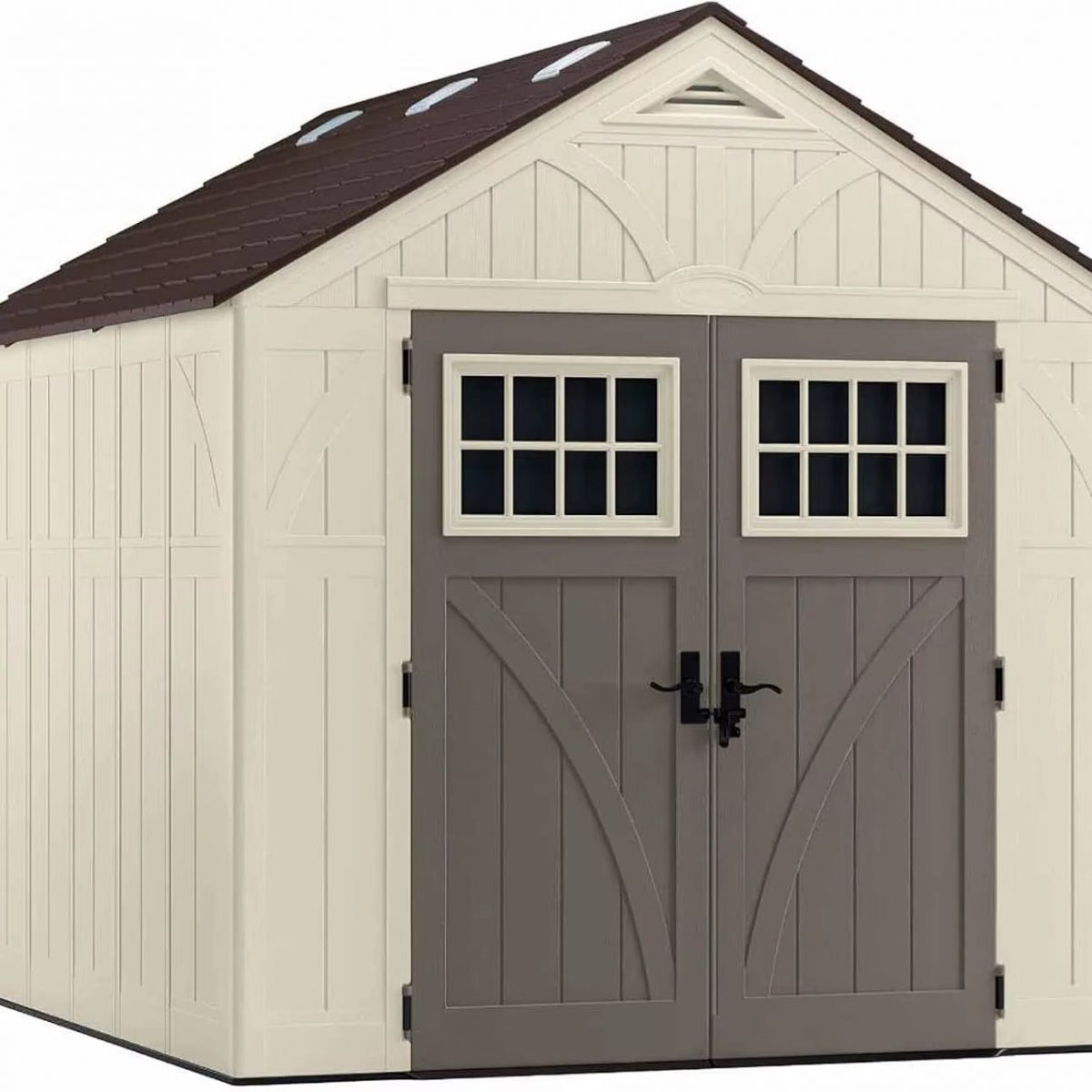 8' X 10' Heavy-Duty Resin Tremont Storage Shed, Sand
